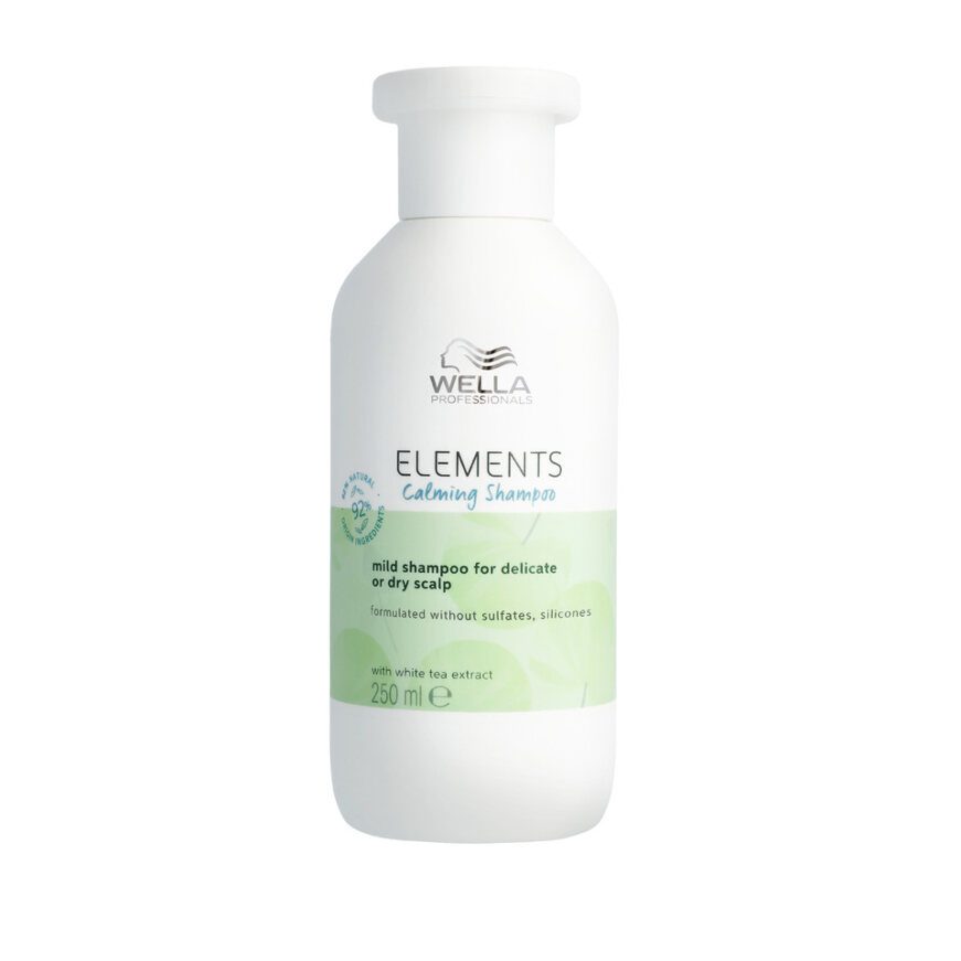 Wella Professionals Elements Calming Shampoo 250ml - Apaisant Cuir Chevelu Sensible