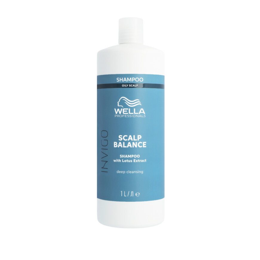 Wella Professionals Invigo Scalp Balance Shampooing Purifiant Cuir Chevelu Gras 1L