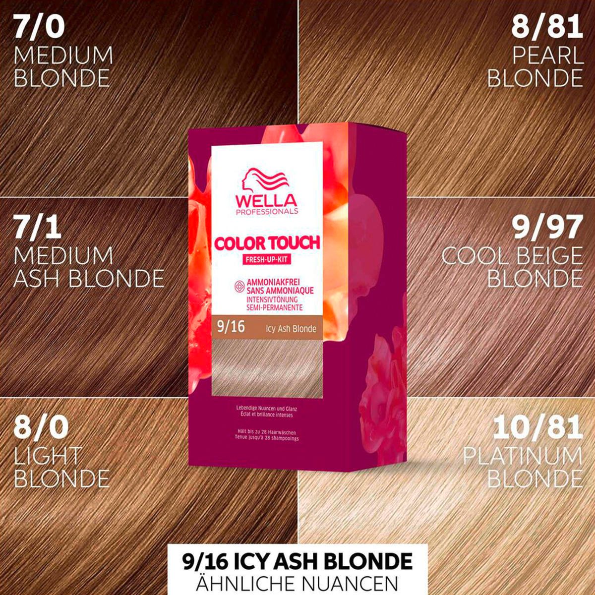 Wella Professionals Color Touch Fresh-Up Kit 8/0 Blond Clair 130ml