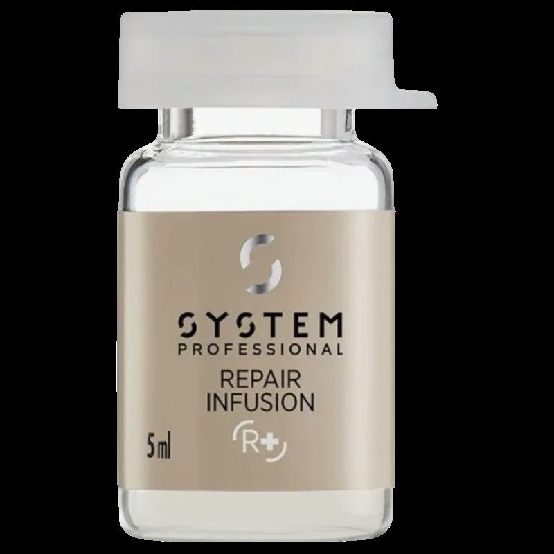System Professional R+ Repair Infusion 20x5ml - Ampoules Réparatrices Intensives pour Cheveux Abîmés