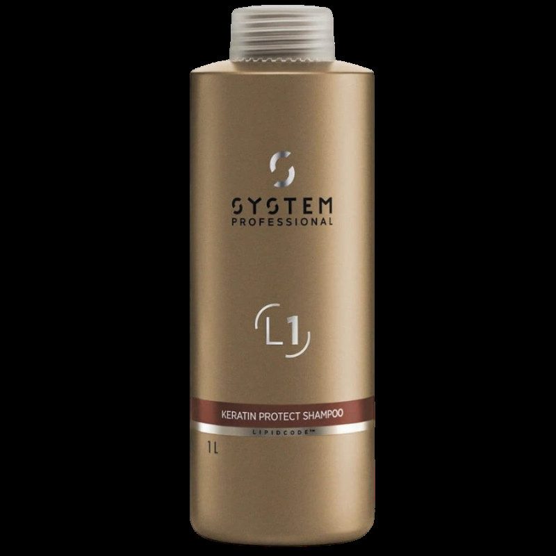 System Professional Luxe Oil Keratin Protect Shampoo 1000ml - Protection Kératine & Huiles Précieuses