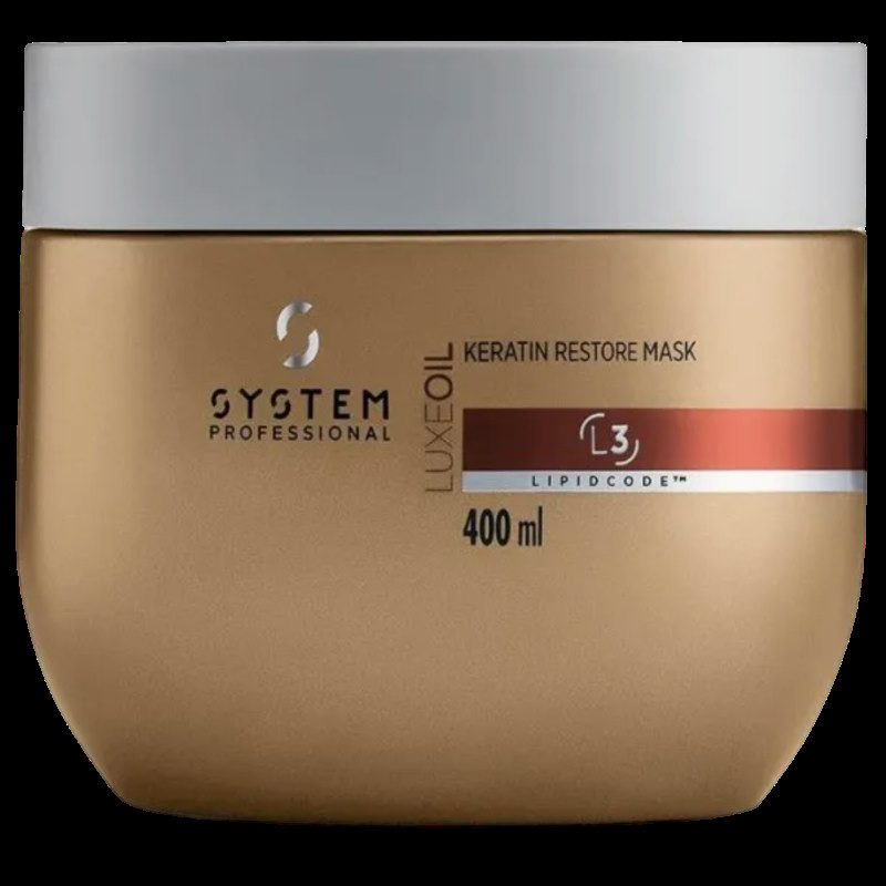 System Professional Luxe Oil Keratin Restore Mask 400ml - Masque Réparateur Profond