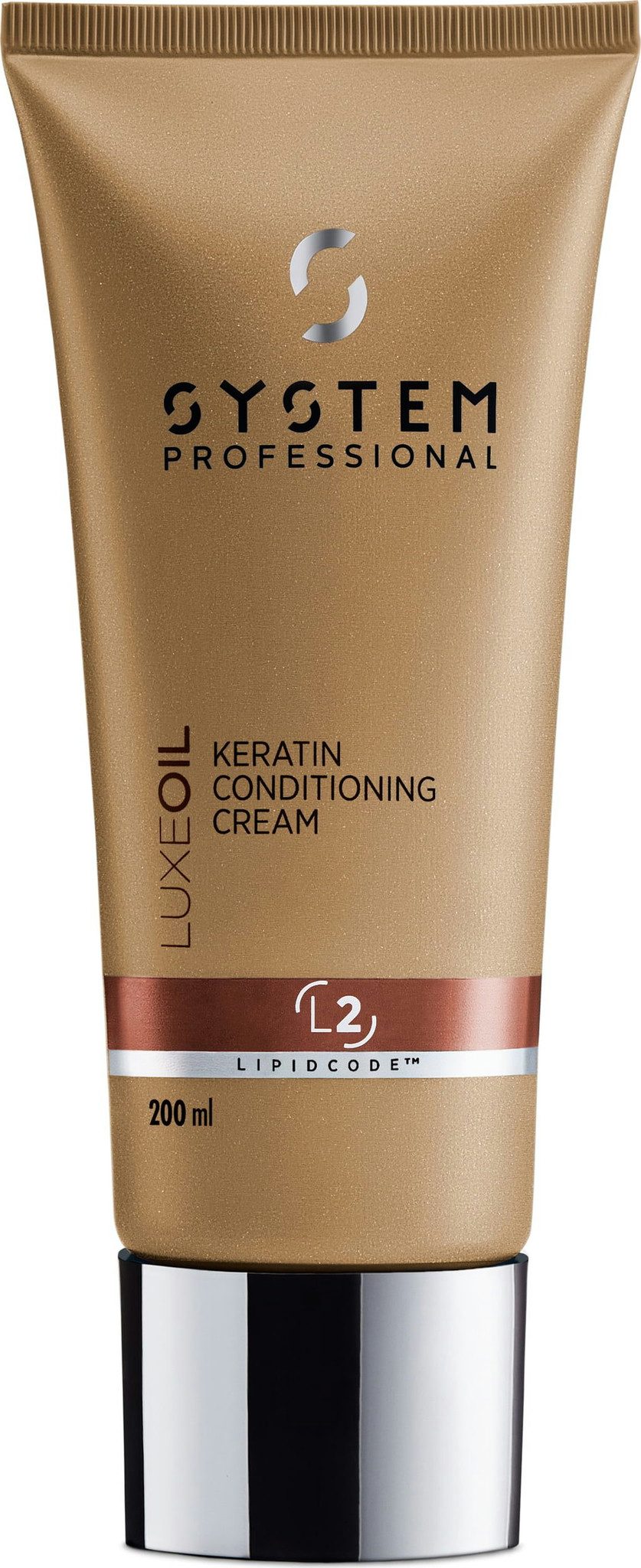 System Professional L2 Luxe Oil Keratin Conditioning Cream 200ml - Soin Luxueux à l'Huile d'Argan