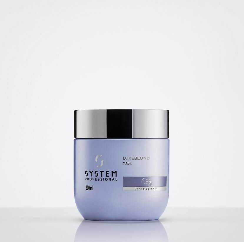 System Professional Luxeblond Mask 200ml - Masque Réparateur Intensif pour Cheveux Blonds