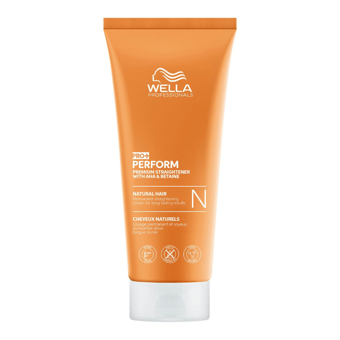 Wella Professionals PERFORM+ STRAIGHT N Crème Lissante Permanente 200ml - Cheveux Normaux à Résistants