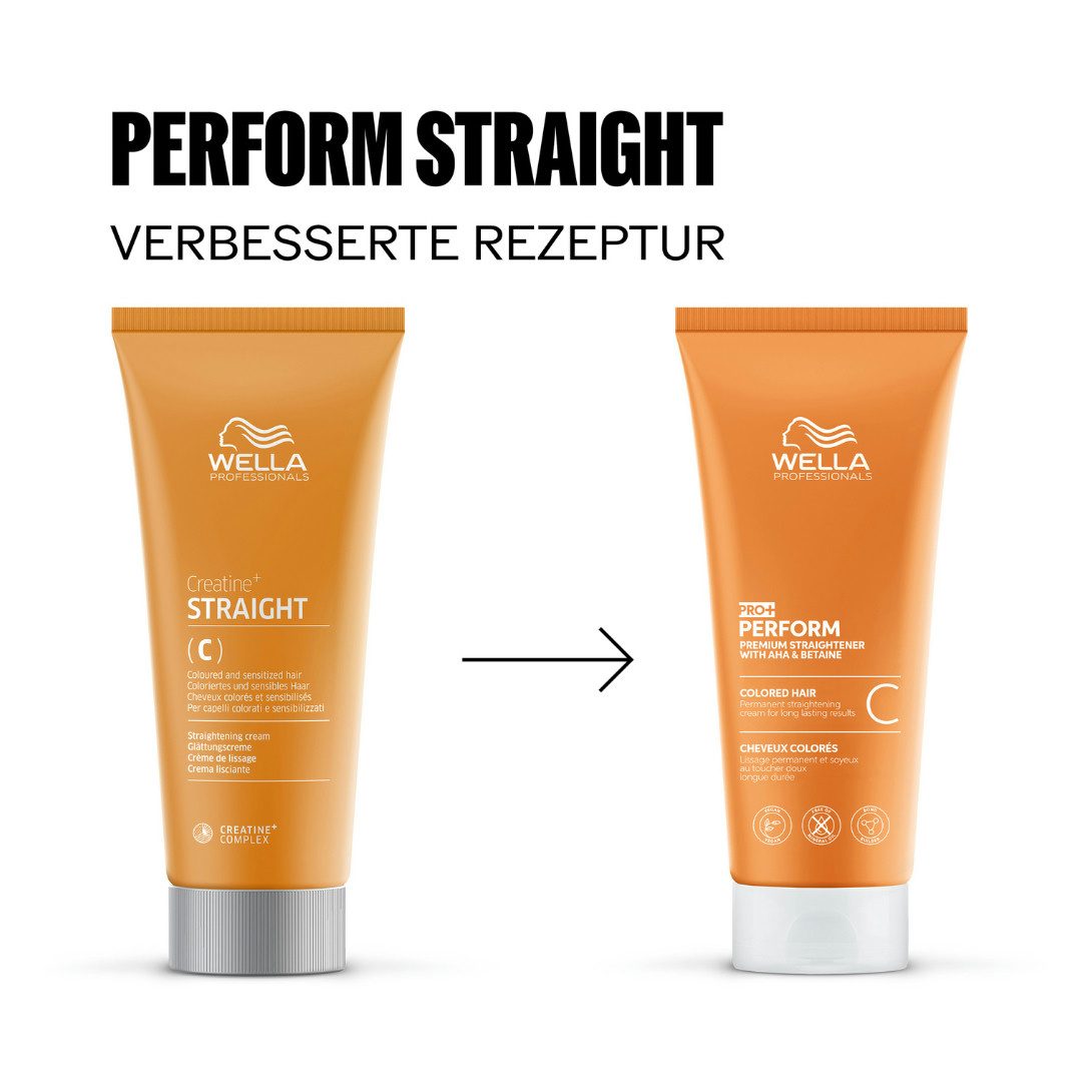 Wella Professionals PERFORM+ STRAIGHT S 200ml - Lissage Permanent Cheveux Sensibles