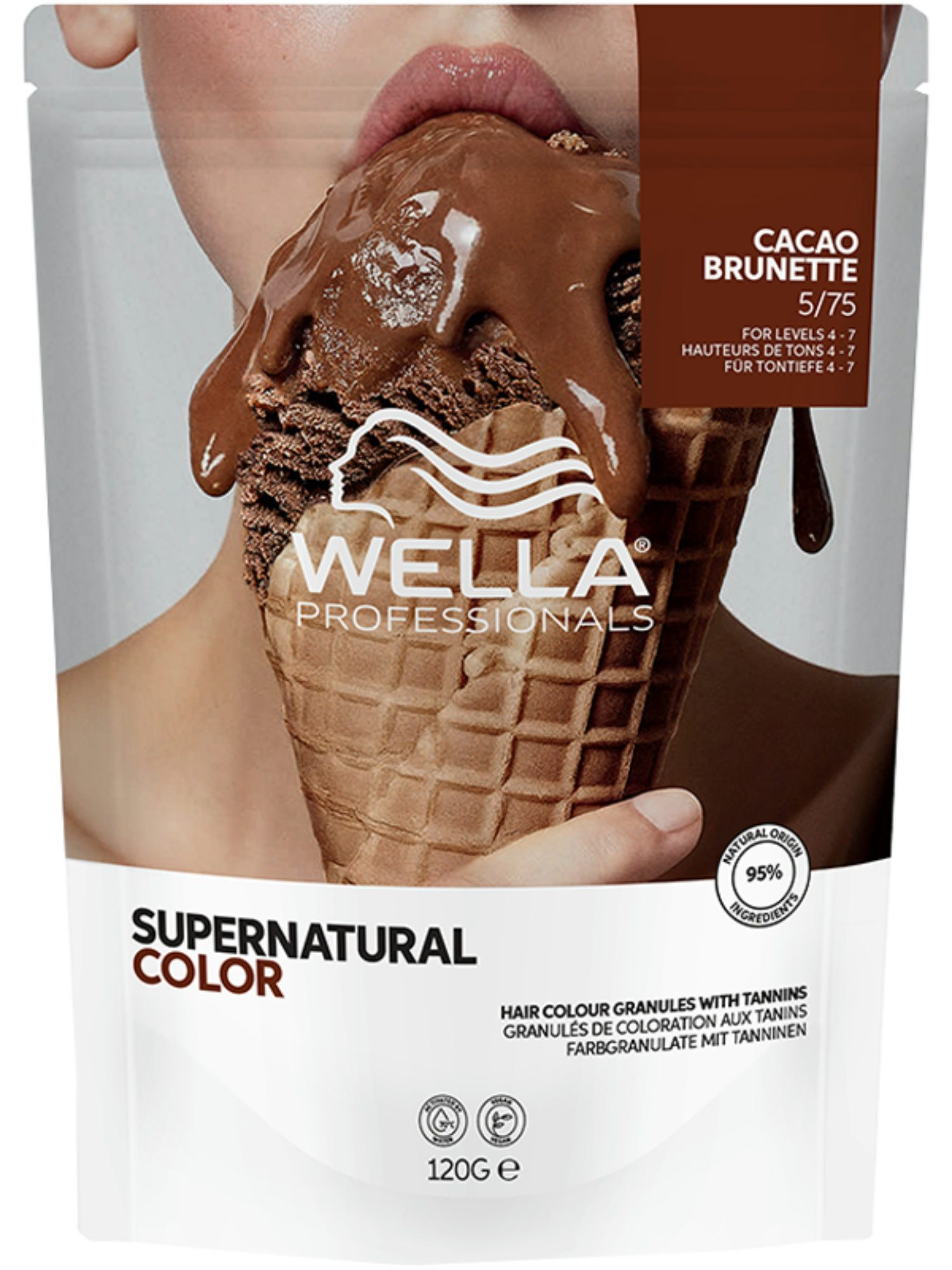 Wella Professionals Supernatural Color 5/75 Cacao Brunette 120g