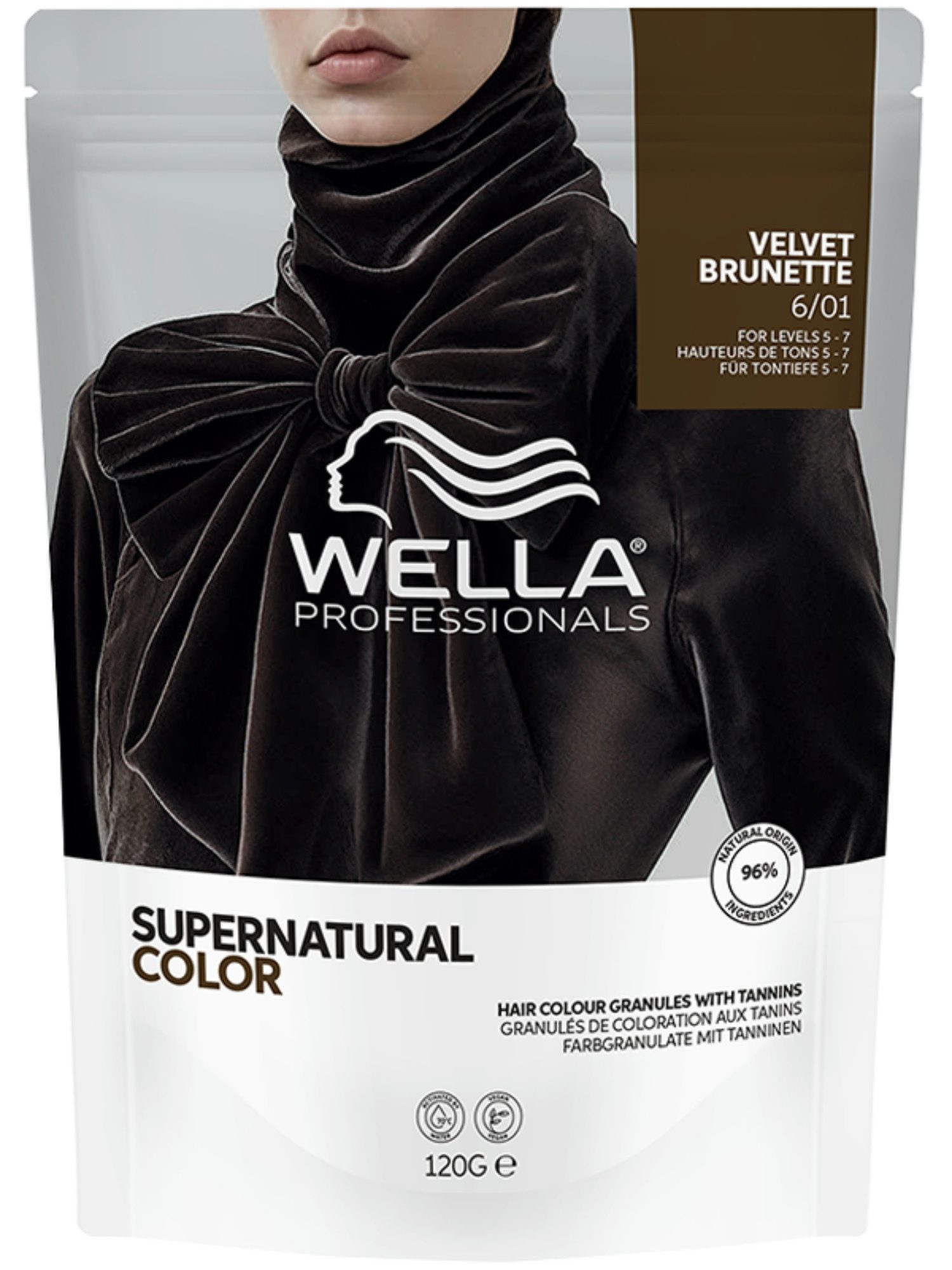 Wella Professionals Supernatural Color 6/01 Velvet Brunette 120g