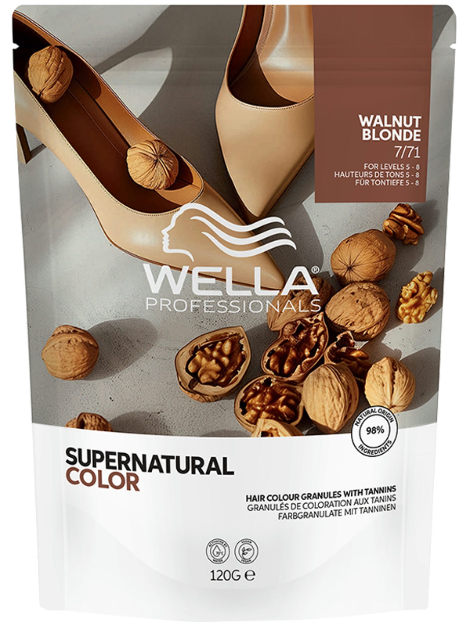 Wella Professionals Supernatural Color 7/71 Walnut Blonde 120g