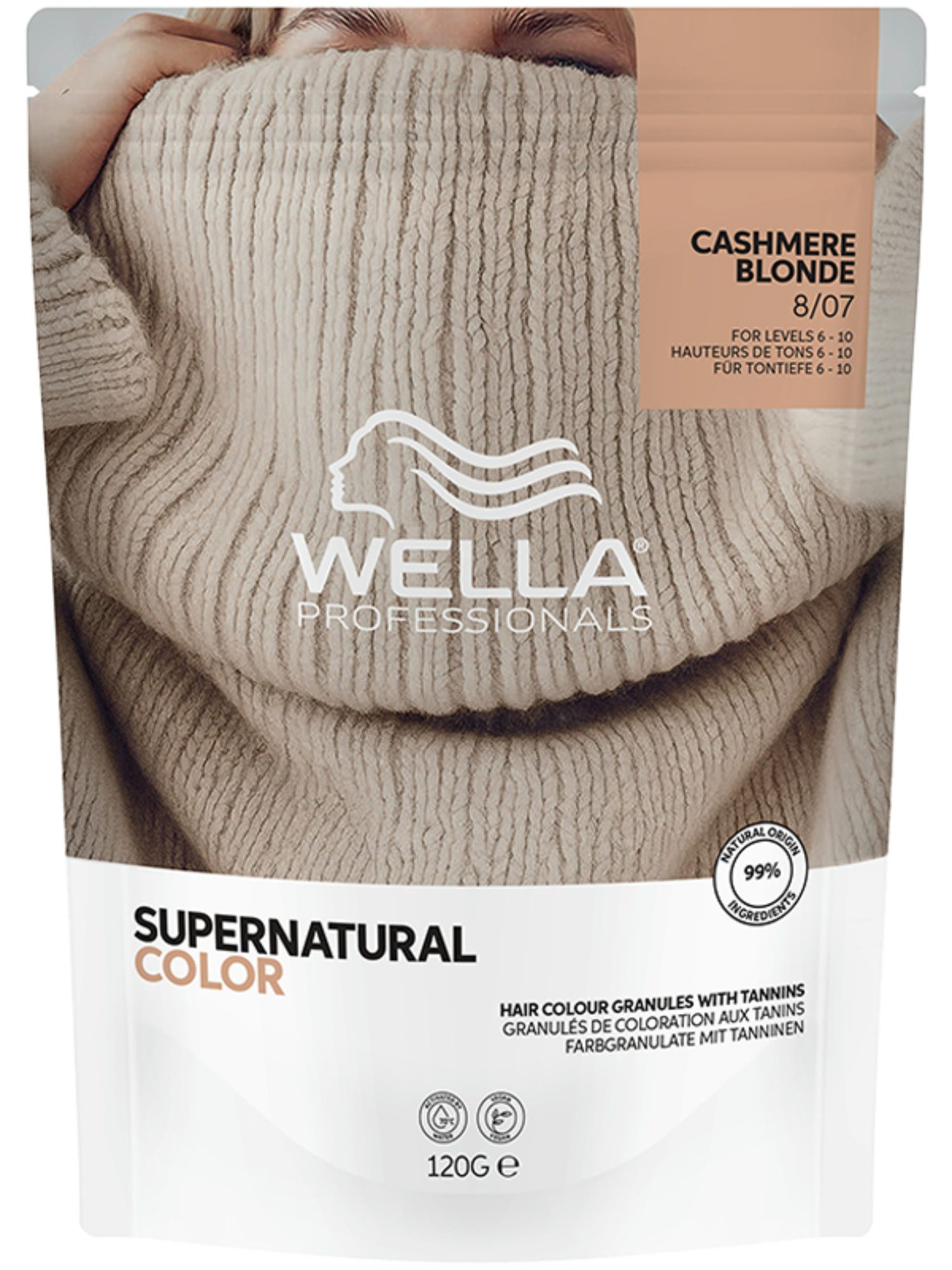 Wella Professionals Supernatural Color 8/07 Cashmere Blonde 120g