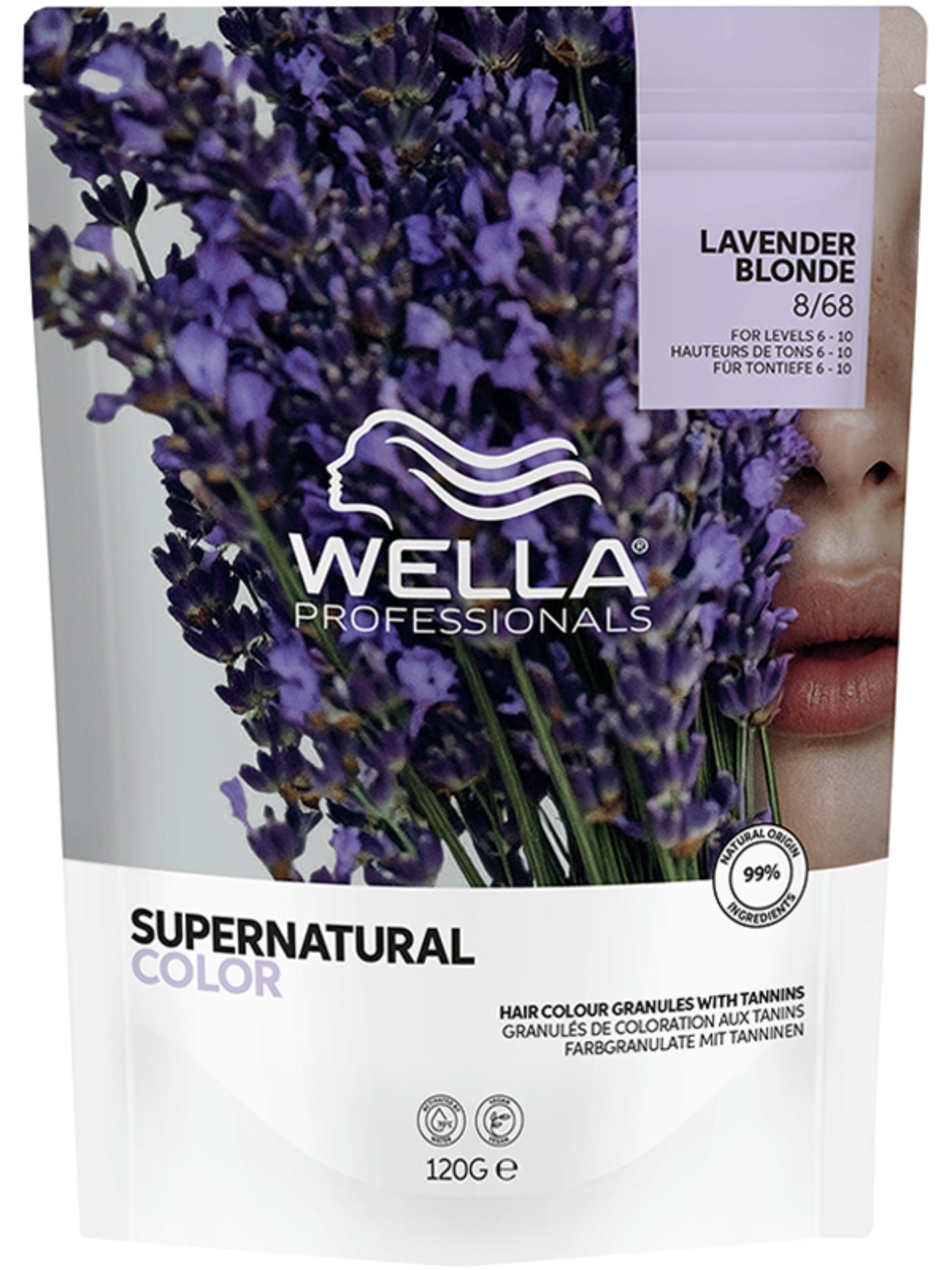 Wella Professionals Supernatural Color 8/68 Lavender Blonde 120g