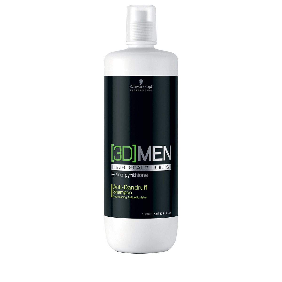 Schwarzkopf Professional 3D Men Shampooing Anti-Pelliculaire 1L