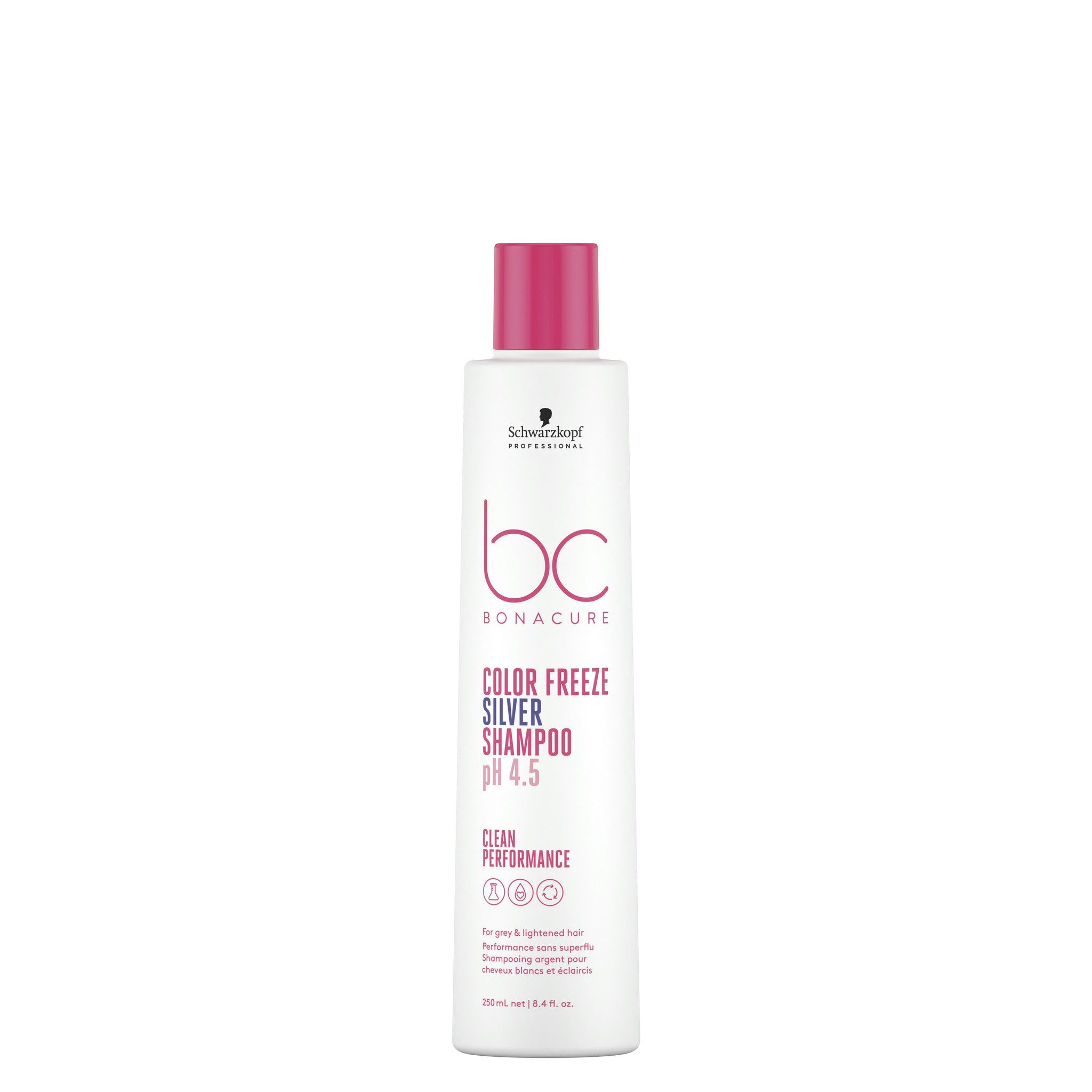 Schwarzkopf BC Color Freeze Silver Shampoo 250ml - Neutralisant Reflets Jaunes