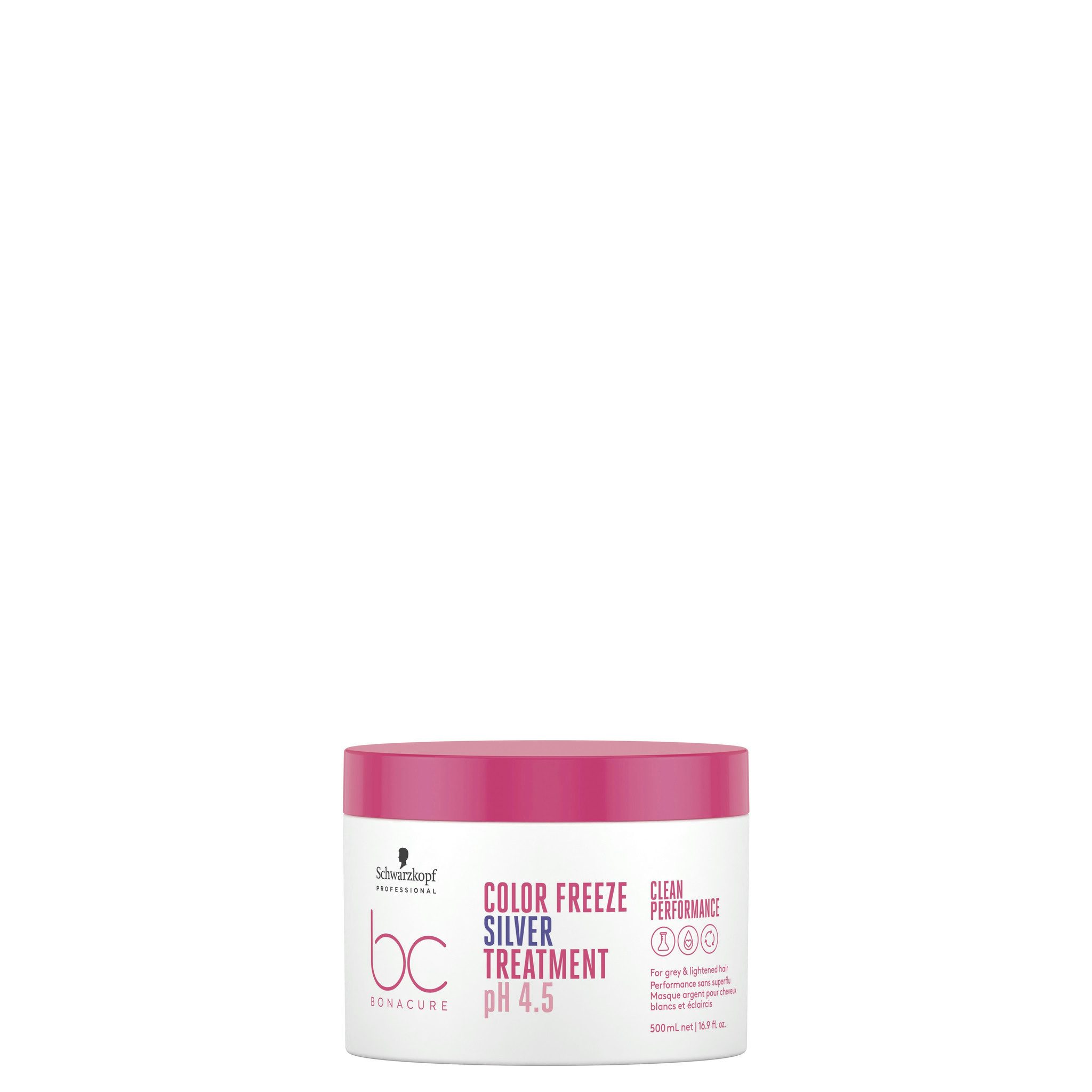 Schwarzkopf BC Color Freeze Silver Treatment 500ml - Soin Pigmenté Anti-Jaunissement