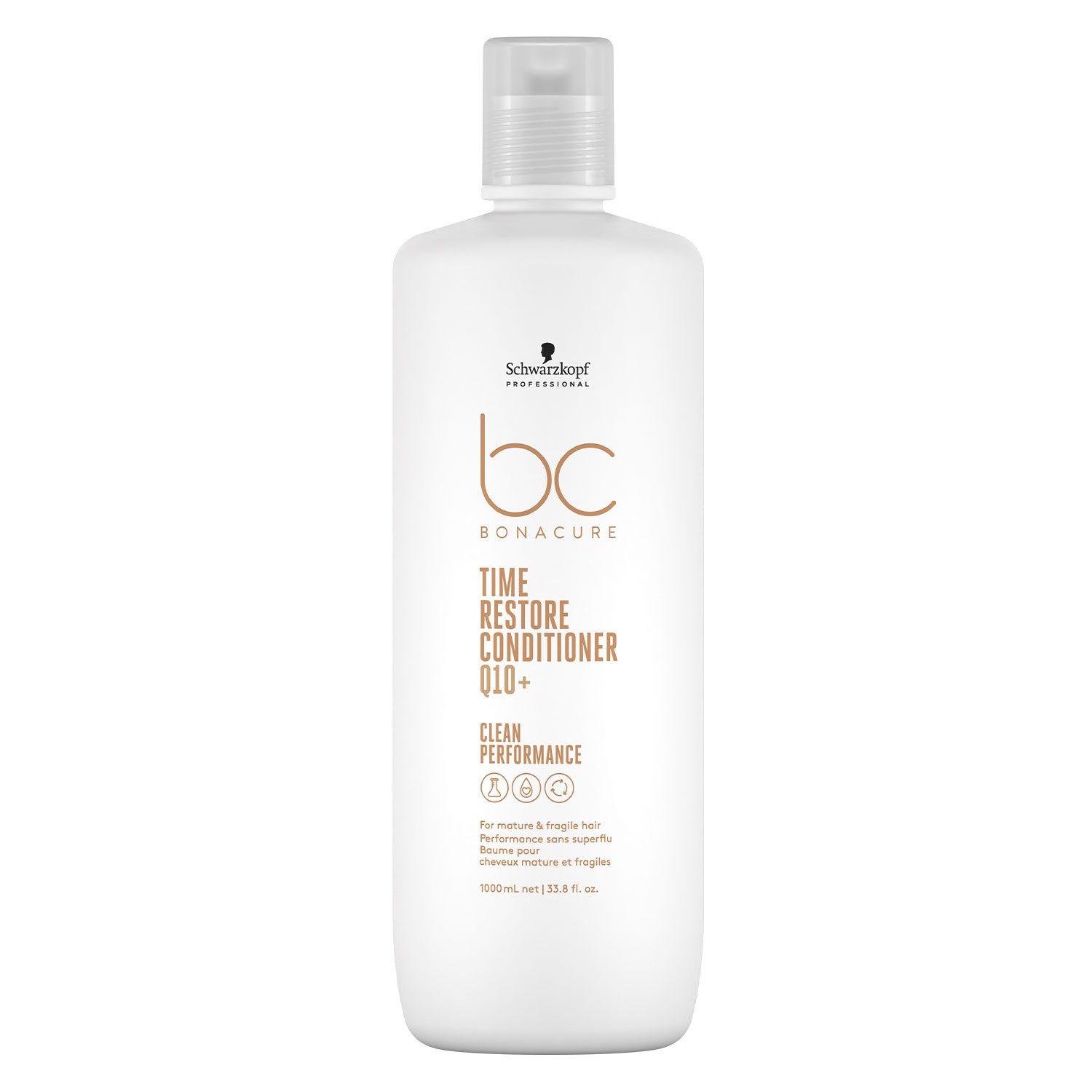 Schwarzkopf BC Time Restore Conditioner 1000ml - Soin Régénérant Q10+ pour Cheveux Matures