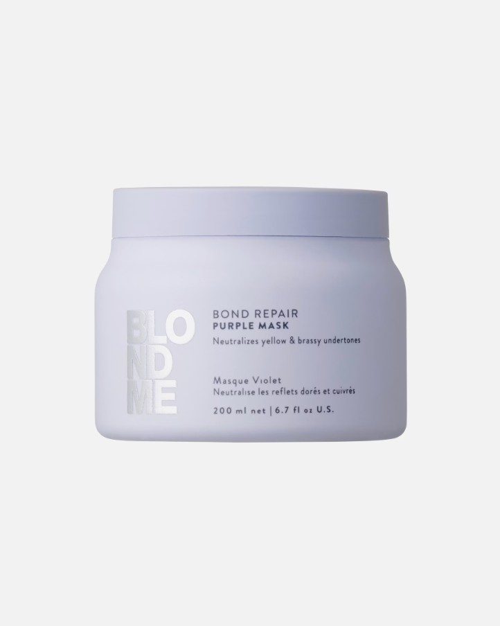 Schwarzkopf Professional BLONDME Bond Repair Purple Mask 200ml - Masque Violet Réparateur