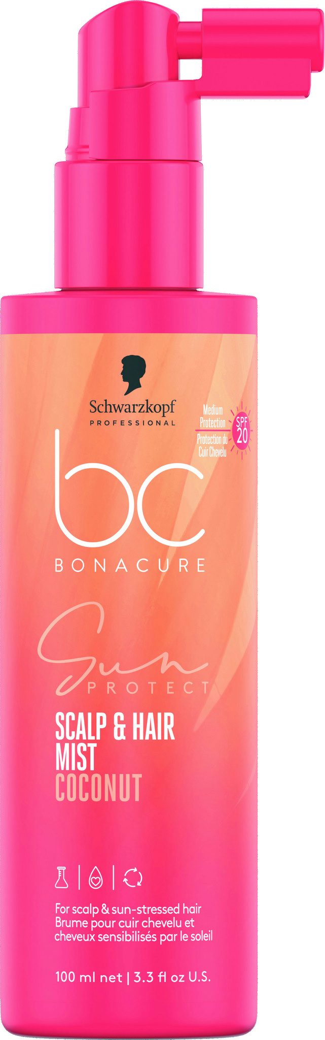Schwarzkopf Professional BC Sun Protect Brume Protectrice Cheveux et Cuir Chevelu 100ml