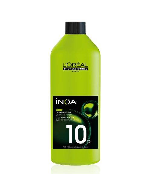 L'Oréal Professionnel INOA Oxydant Riche 3% 1L - Révélateur Crémeux pour Coloration