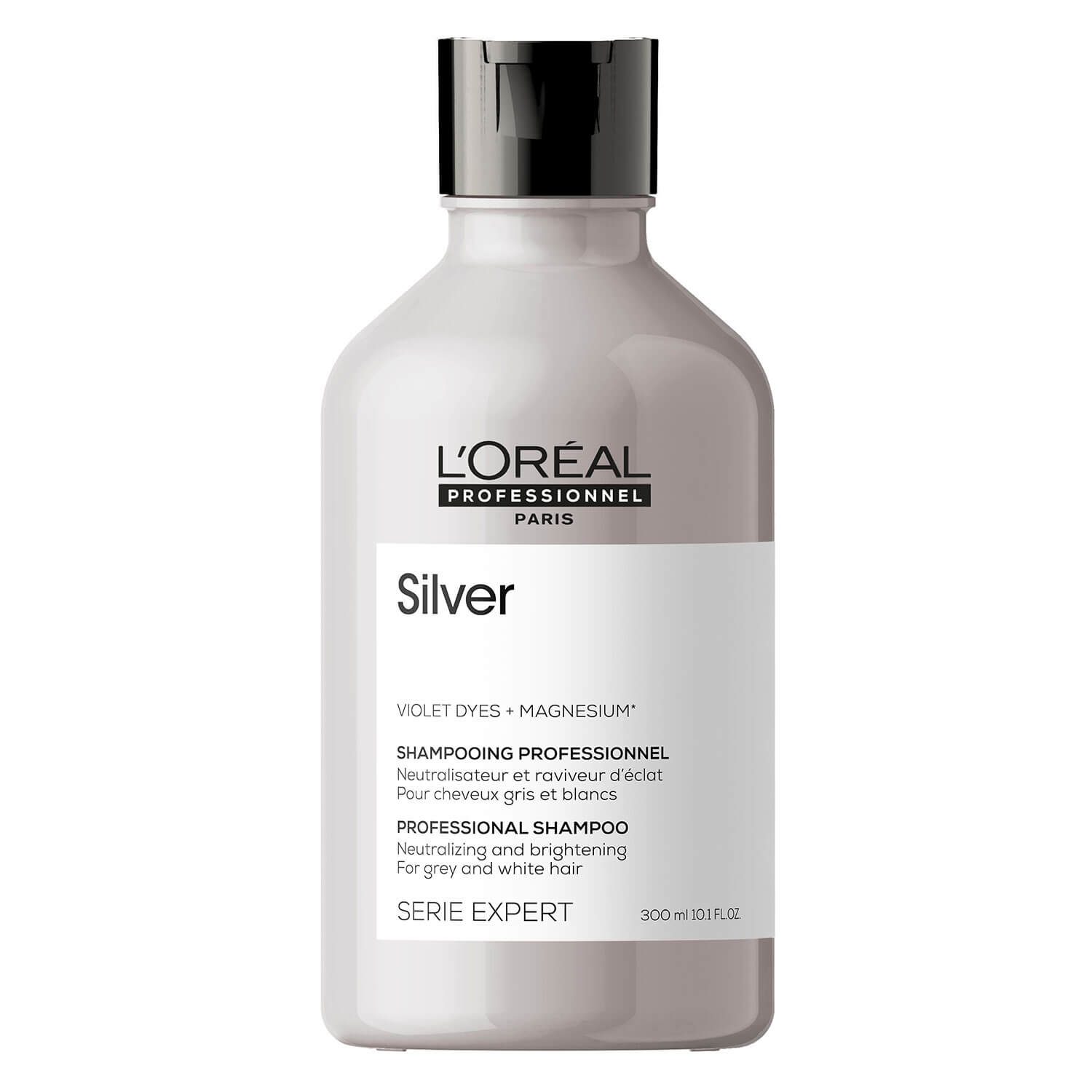 L'Oréal Professionnel Serie Expert Silver Shampoo 300ml - Neutralise les Reflets Jaunes