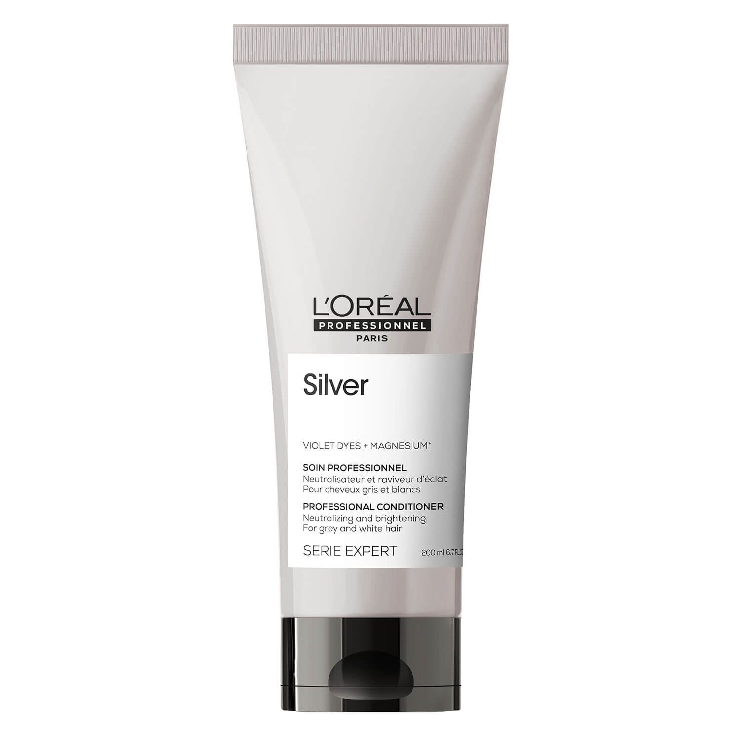 L'Oréal Professionnel Série Expert Silver Conditioner 200ml - Soin Neutralisant Anti-Jaunissement