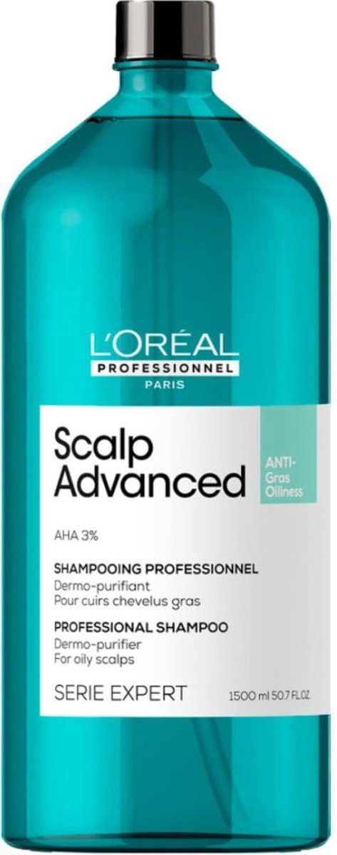 L'Oréal Professionnel Scalp Advanced Shampooing Dermo-Purifiant Anti-Sébum 1,5L