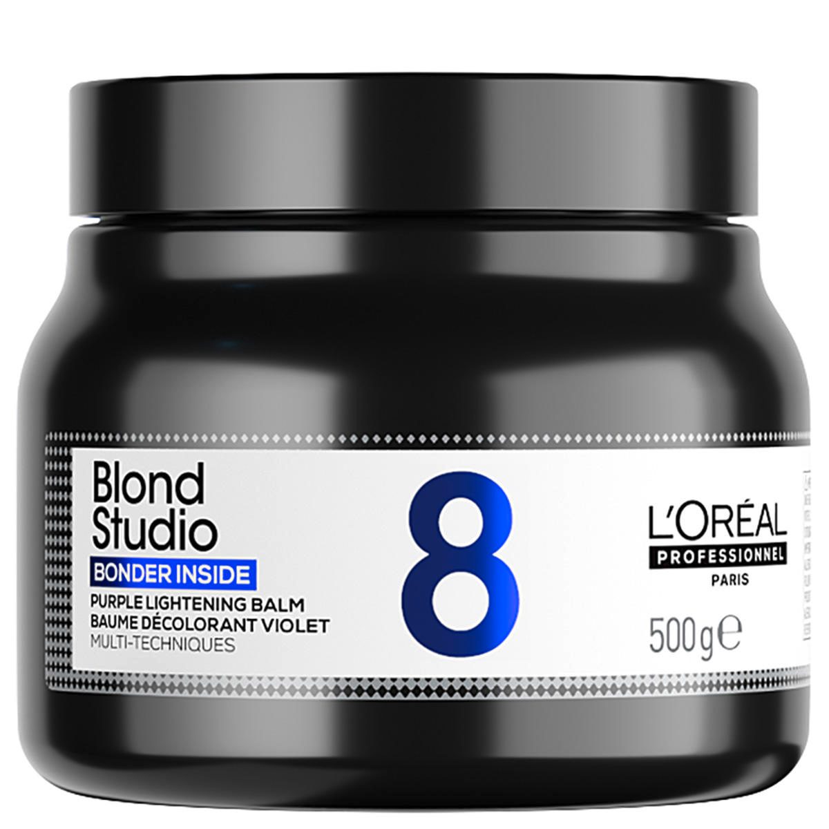 L'Oréal Professionnel Blond Studio Purple Lightening Balm 500g - Décolorant Violet Professionnel