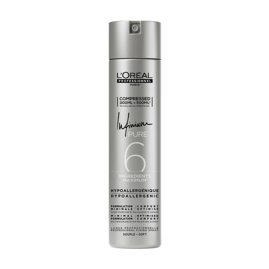 L'Oréal Professionnel Infinium Pure Soft Compressed Laque Sans Parfum 300ml