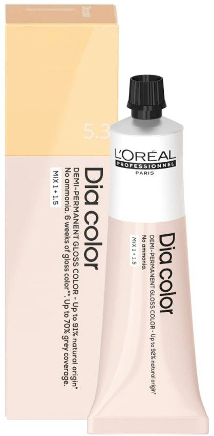 L'Oréal Professionnel Dia Color 5.3 Châtain Clair Doré 60ml - Coloration Demi-Permanente