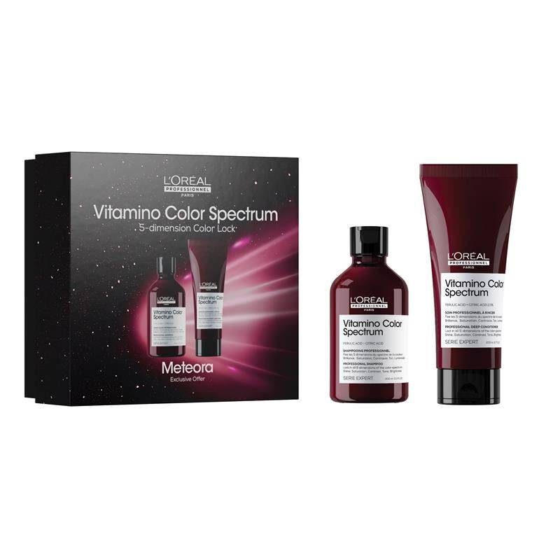 L'Oréal Professionnel Vitamino Color Spectrum Duo Set - Shampoing & Soin pour Cheveux Colorés