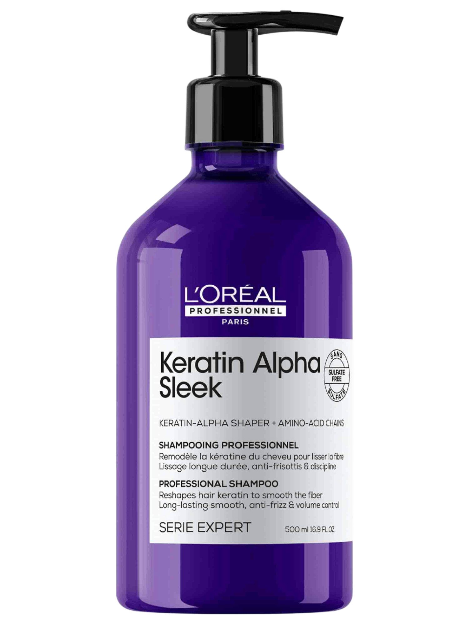 L'Oréal Professionnel Serie Expert Keratin Alpha Sleek Shampooing 500ml