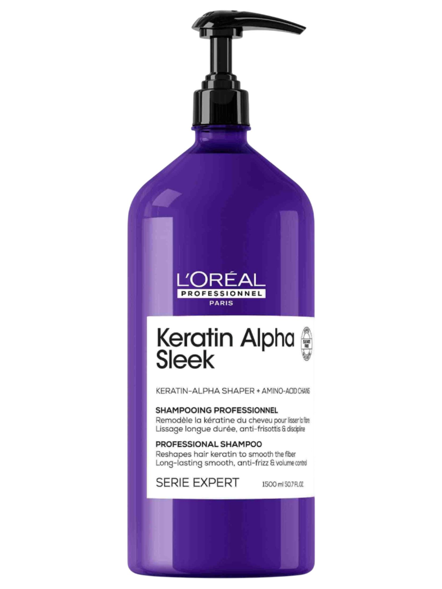 L'Oréal Professionnel Serie Expert Keratin Alpha Sleek Shampoo 1500ml