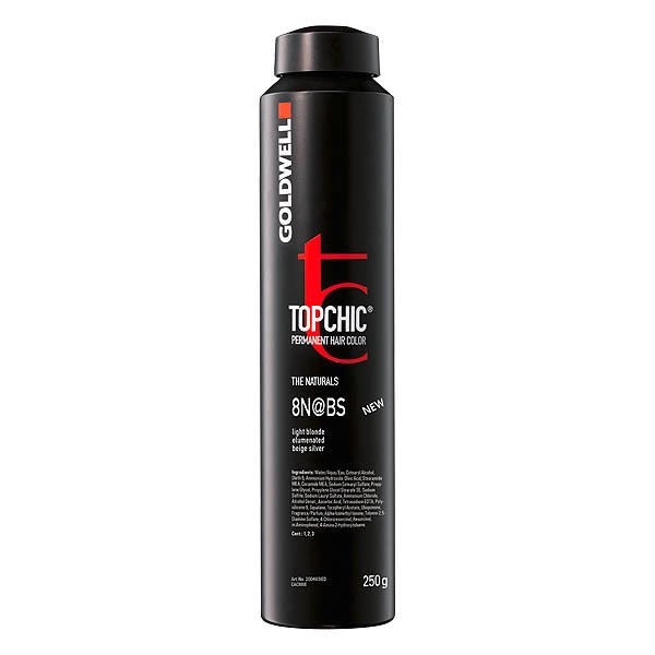 Goldwell TOPCHIC 6N@AV Coloration Permanente 250ml - Couverture Optimale des Cheveux Gris
