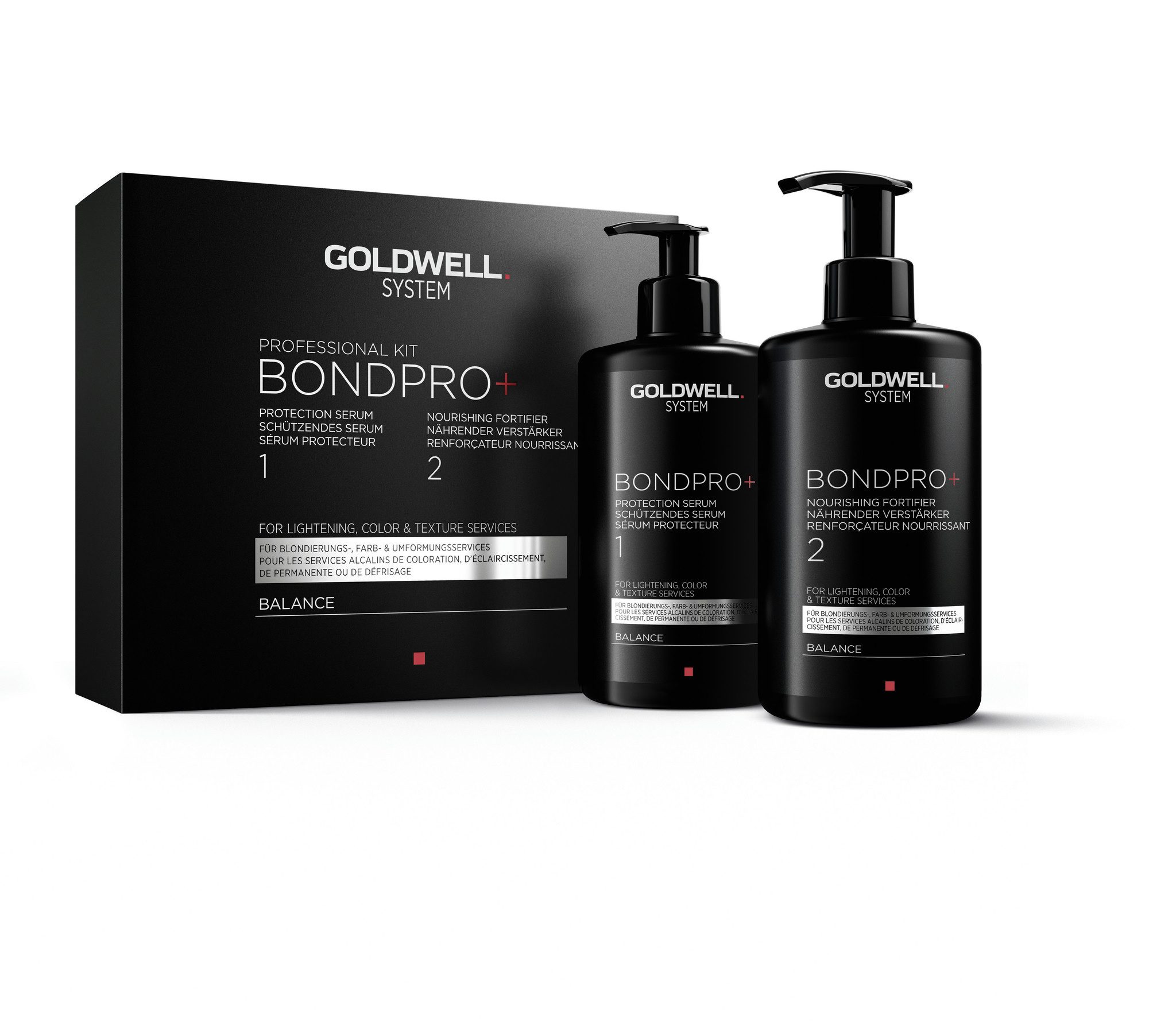 Goldwell System BondPro+ Salon Kit (1 Protecteur + 2 Nourrissants) 500ml