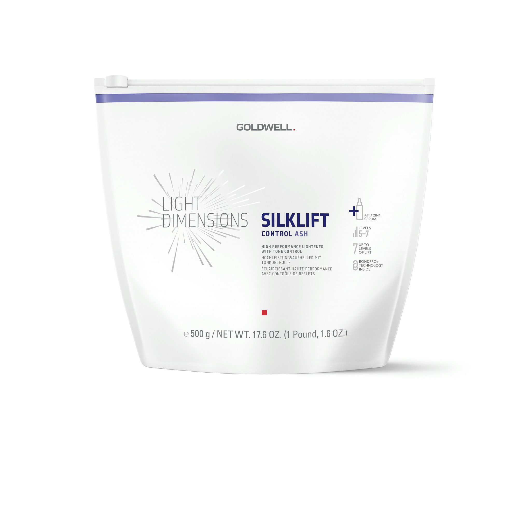 Goldwell Silklift Control Ash LV Niveaux 5-7 Poudre Décolorante 500g
