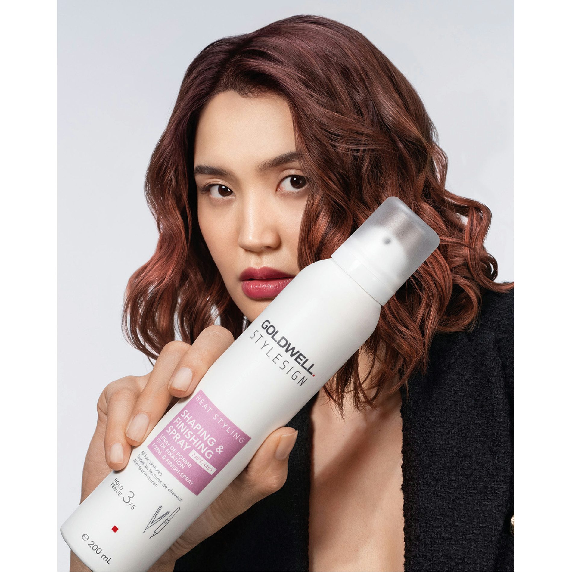 Goldwell StyleSign Spray Modelant &amp; Fixant 2-en-1 200ml - Protection Thermique 230°C