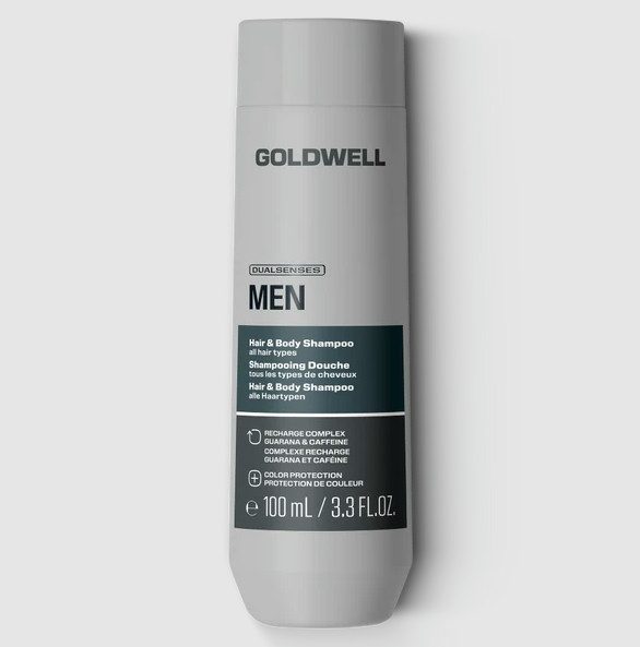 Goldwell Dualsenses Men Hair & Body Shampoo 100 ml - Soin 2-en-1 Cheveux et Corps