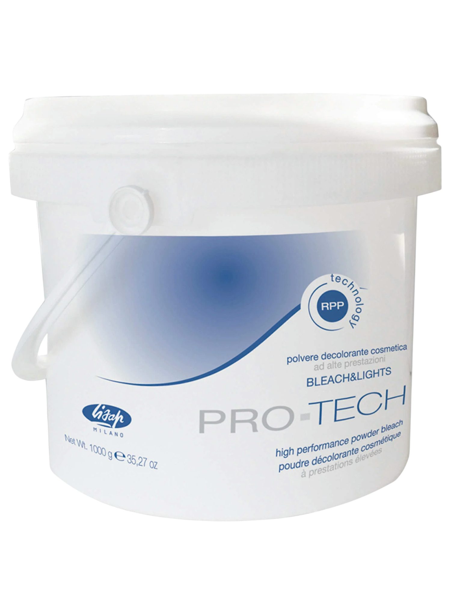 Lisap Light Scale 7 Levels Blue Powder - Poudre Décolorante Professionnelle 1000g