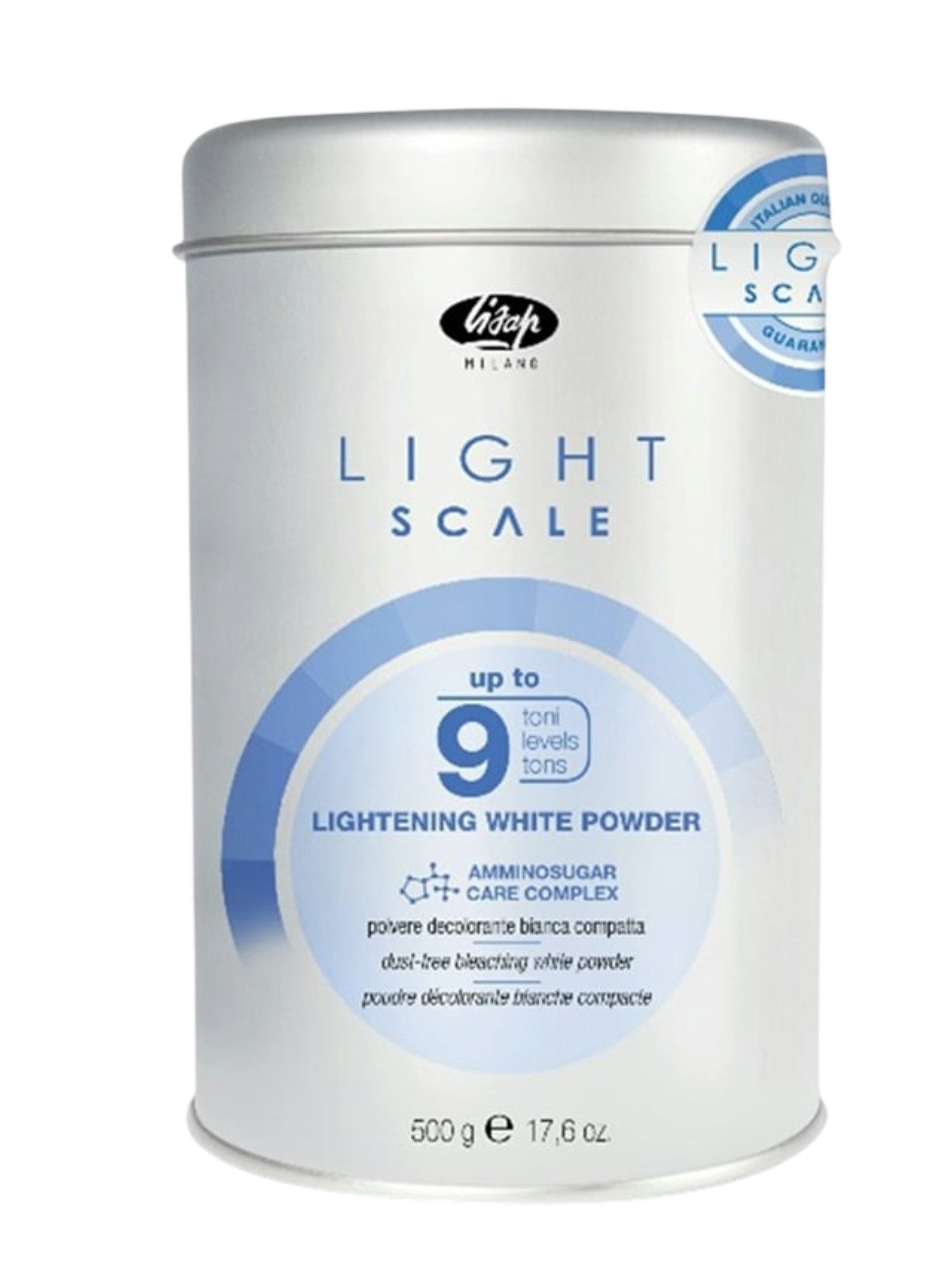 Lisap Light Scale Up to 9 - Poudre Décolorante Professionnelle 500g