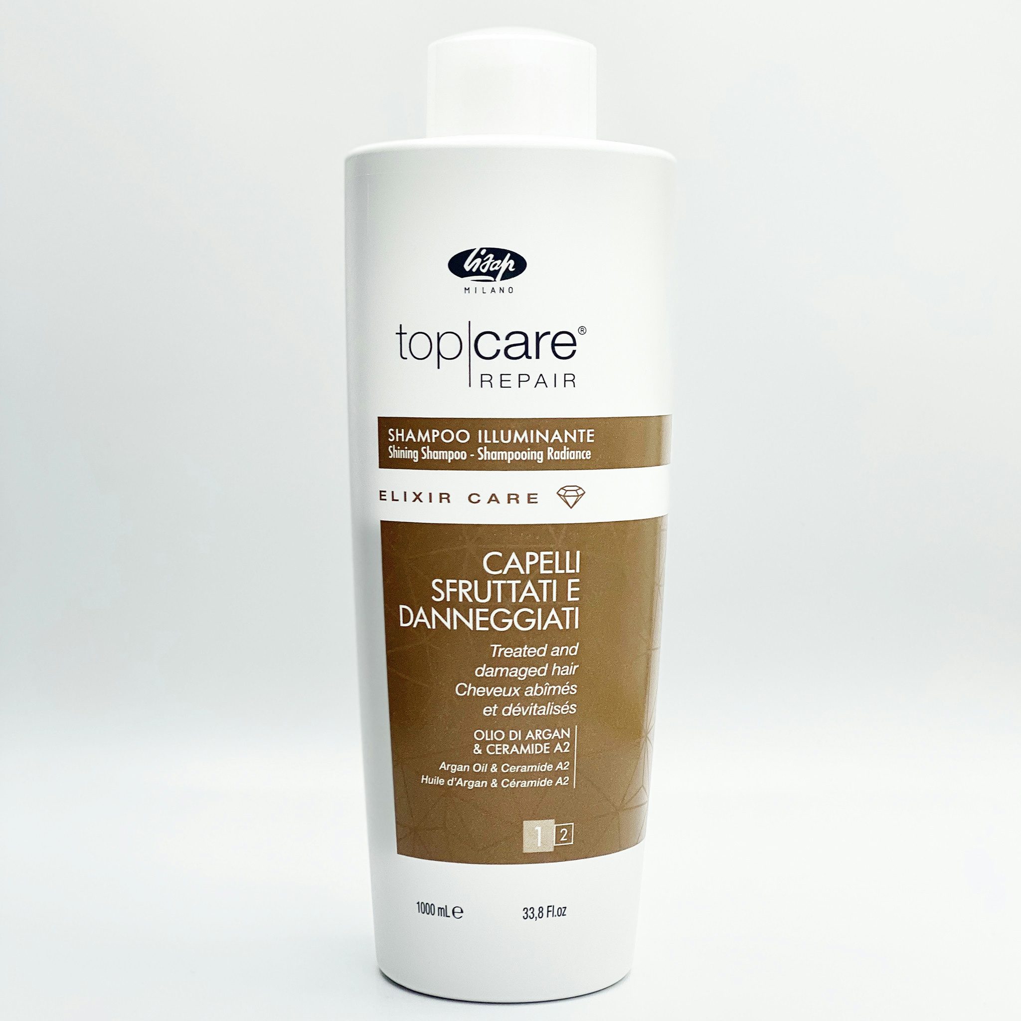Lisap Top Care Elixir Care Shampoo 500ml - Shampooing Réparateur Professionnel
