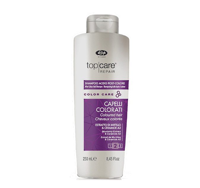Lisap Top Care Color After Color Acid Shampoo 250ml - Shampoing Acide Protecteur de Couleur