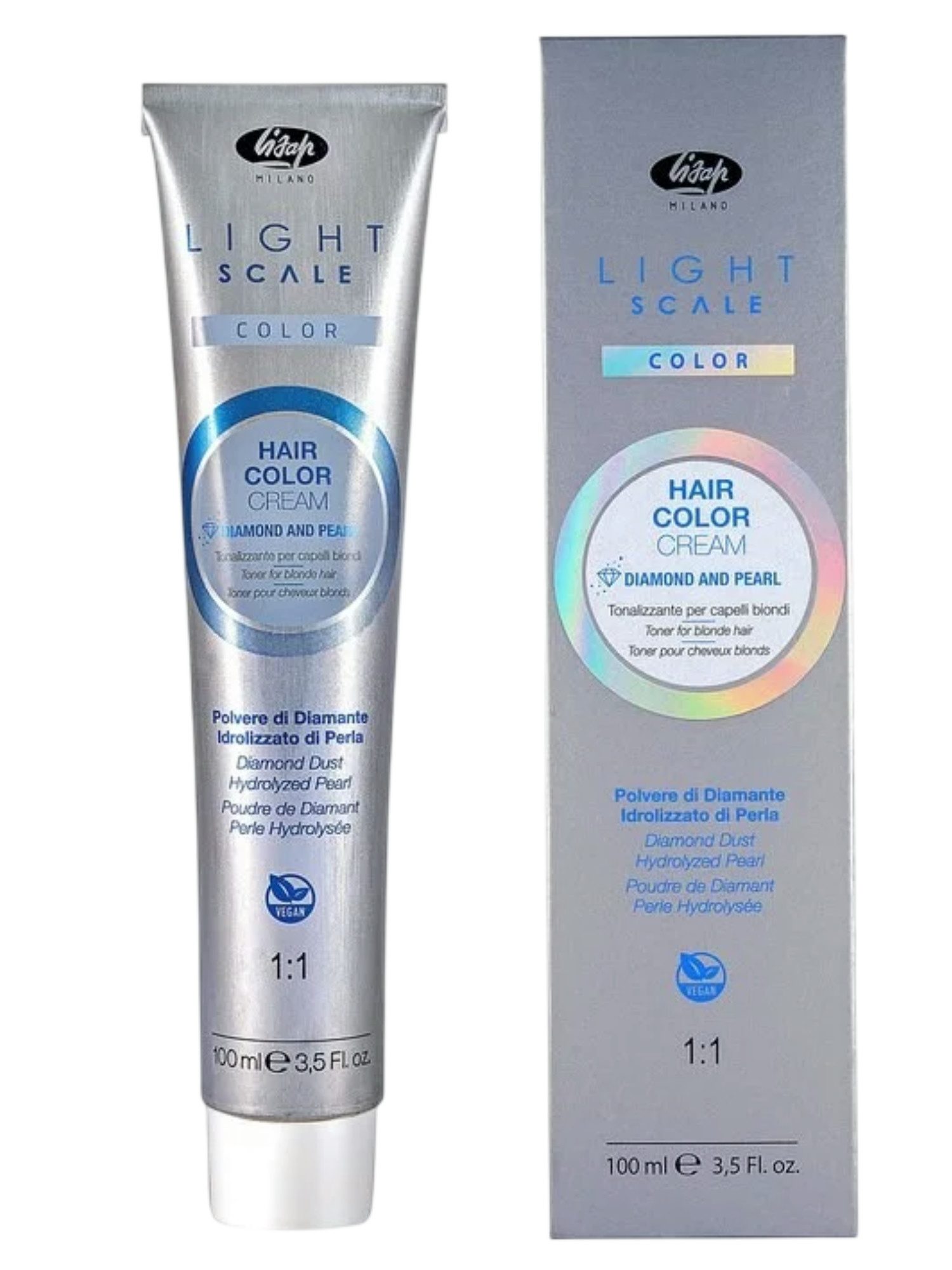 Lisap Light Scale Color 07 Venus Light 100ml - Coloration Semi-Permanente Rosé Irisé