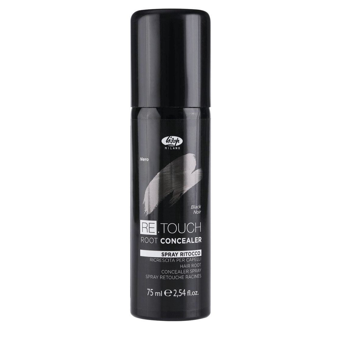Lisap ReTouch Nero - Retouche Racines Instantanée Noir 75 ml