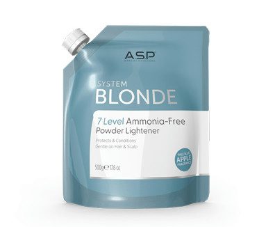ASP System Blonde Am-Free Powder Lightener 500g -Apple Pale Blue