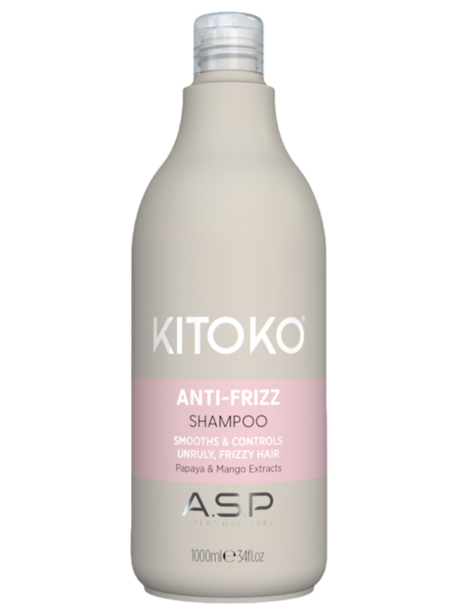 ASP Kitoko Shampooing Anti-Frisottis 1000ml - Format Salon Professionnel