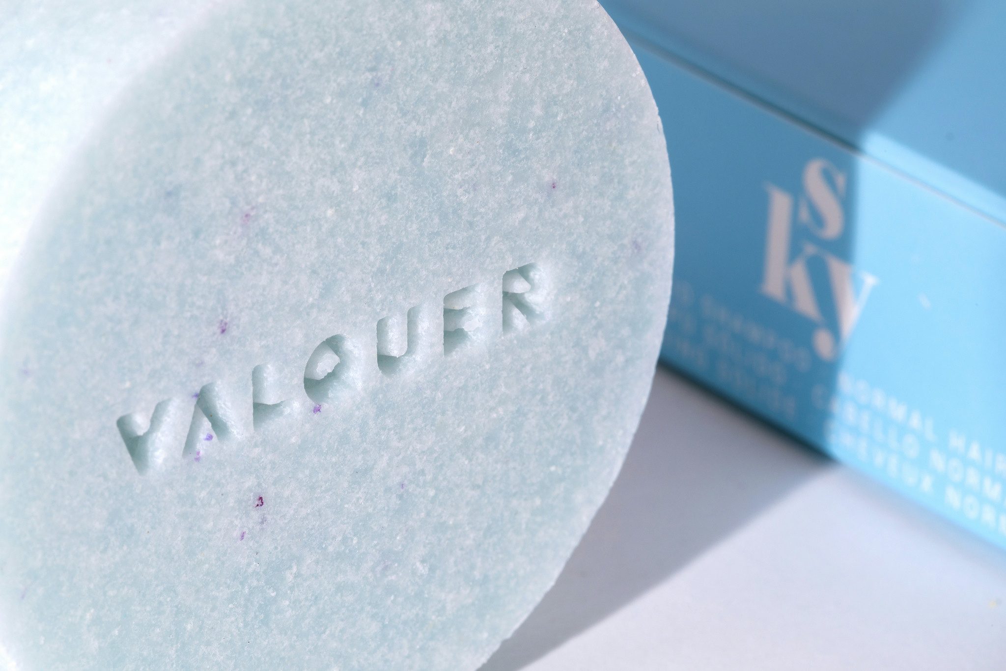 Valquer SKY Shampoing Solide Cheveux Normaux 50g - Formule Vegan Sans Plastique