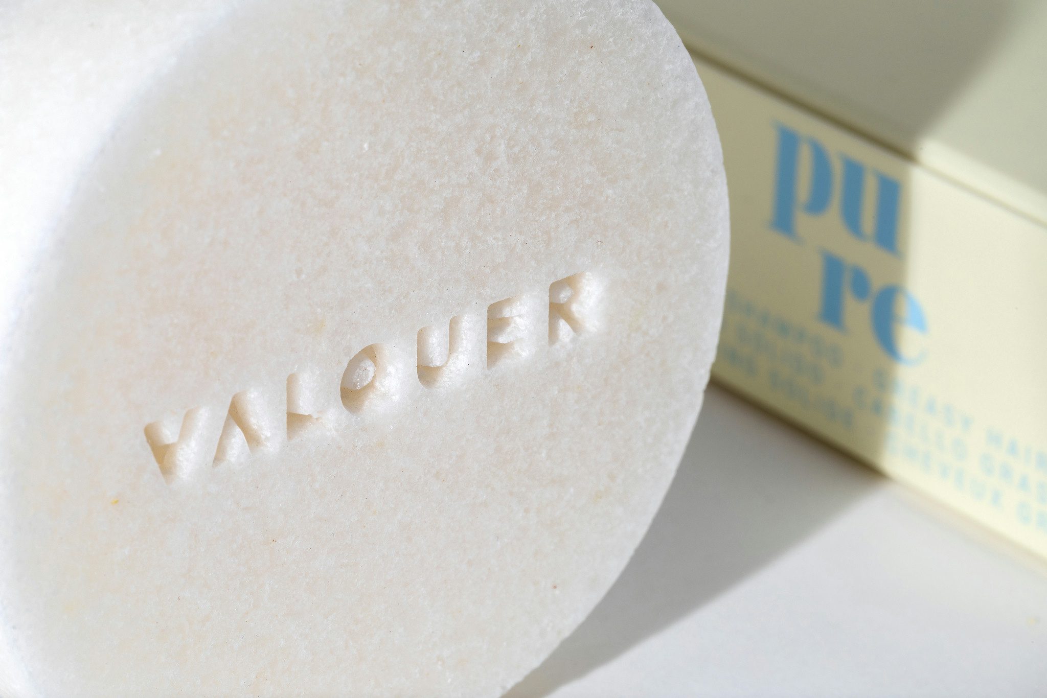 Valquer PURE Shampooing Solide Cheveux Gras 50g - Formule Zéro Déchet Vegan