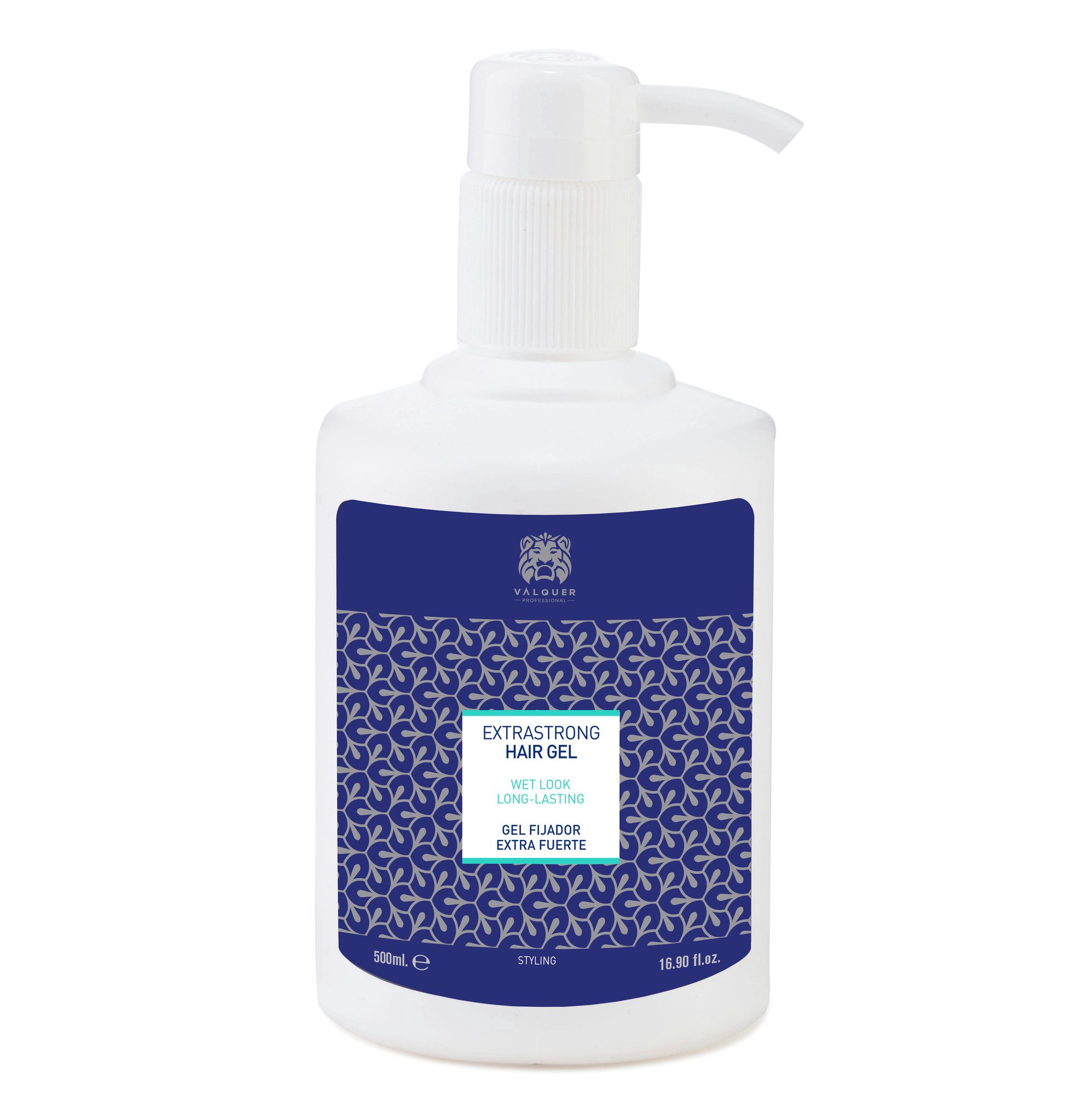 Valquer Gel Coiffant Extra Fort 500ml - Effet Mouillé Longue Tenue
