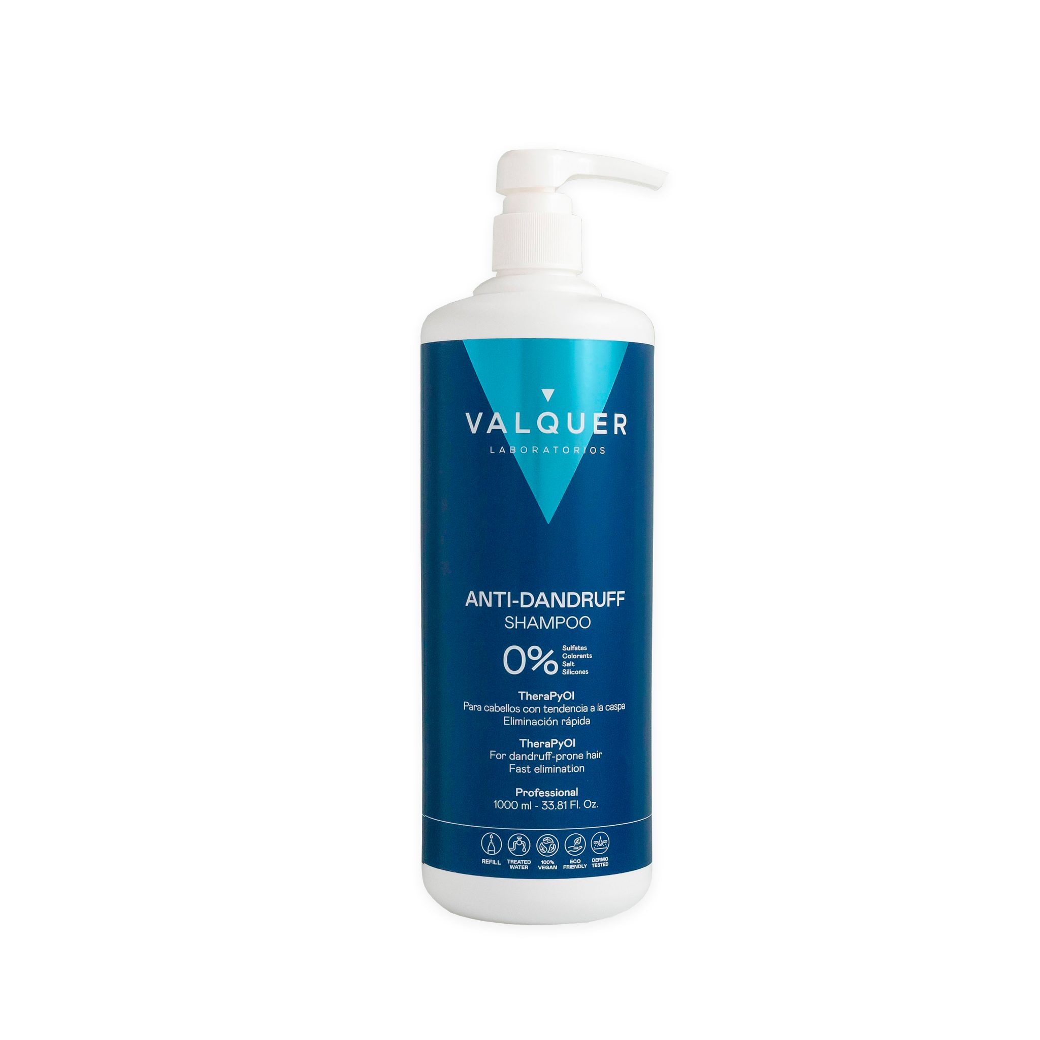 Valquer Shampooing Anti-Pelliculaire 1000ml - Fraîcheur et Efficacité