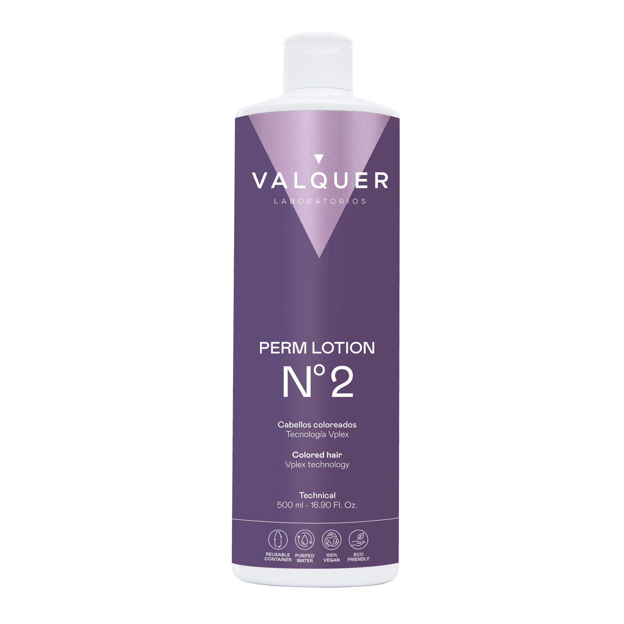 Valquer Liquide pour Permanente N°2 (Cheveux Colorés) 500 ml