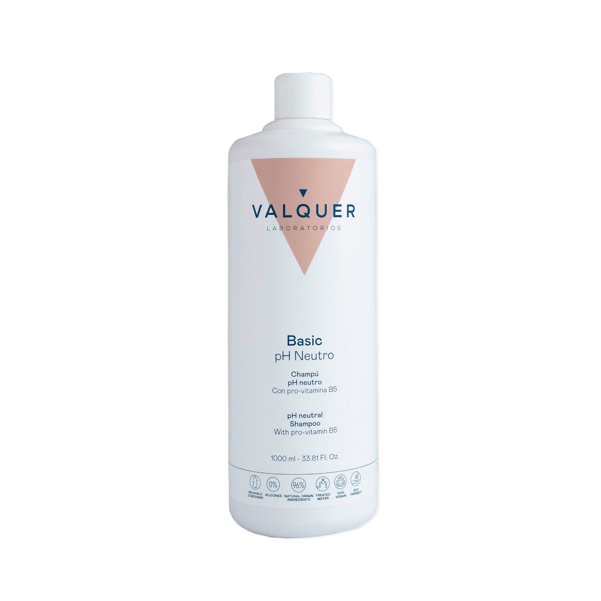 Valquer Shampooing pH NEUTRE Pro-Vitamine B5 - Format Professionnel 1000ml